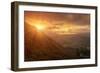 Misty Golden Sunset at the Marin Headlands-Vincent James-Framed Photographic Print