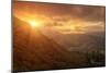 Misty Golden Sunset at the Marin Headlands-Vincent James-Mounted Photographic Print