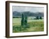 Misty Green Valley I-Ethan Harper-Framed Art Print