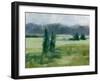 Misty Green Valley I-Ethan Harper-Framed Art Print