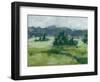 Misty Green Valley II-Ethan Harper-Framed Art Print