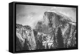 Misty Half Dome at Yosemite, California-Vincent James-Framed Stretched Canvas