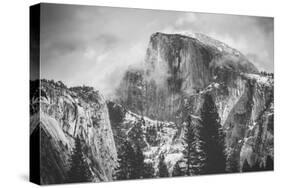 Misty Half Dome at Yosemite, California-Vincent James-Stretched Canvas