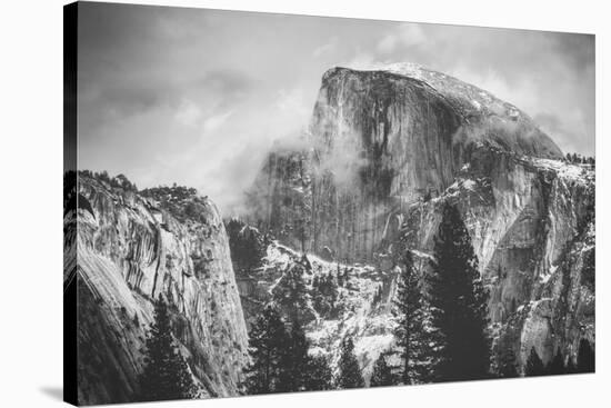 Misty Half Dome at Yosemite, California-Vincent James-Stretched Canvas