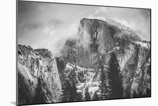 Misty Half Dome at Yosemite, California-Vincent James-Mounted Premium Photographic Print