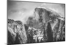 Misty Half Dome at Yosemite, California-Vincent James-Mounted Premium Photographic Print