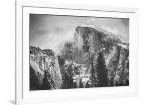 Misty Half Dome at Yosemite, California-Vincent James-Framed Photographic Print