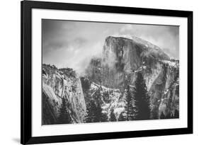 Misty Half Dome at Yosemite, California-Vincent James-Framed Photographic Print