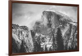 Misty Half Dome at Yosemite, California-Vincent James-Framed Photographic Print