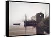 Misty Harbor-David Knowlton-Framed Stretched Canvas