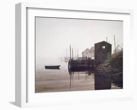 Misty Harbor-David Knowlton-Framed Giclee Print