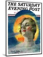 "Misty Harvest Moon," Saturday Evening Post Cover, November 10, 1928-William Haskell Coffin-Mounted Giclee Print