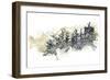 Misty Hillside II-June Vess-Framed Art Print