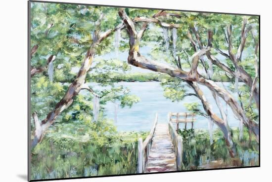 Misty Lake-Julie DeRice-Mounted Art Print