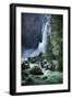 Misty Lower Yosemite Falls, California-Vincent James-Framed Photographic Print