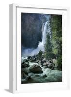 Misty Lower Yosemite Falls, California-Vincent James-Framed Photographic Print