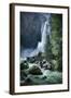 Misty Lower Yosemite Falls, California-Vincent James-Framed Photographic Print