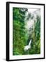 Misty Magical Metlako Falls, Columbia River Gorge, Oregon-Vincent James-Framed Photographic Print