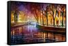 Misty Melody-Leonid Afremov-Framed Stretched Canvas