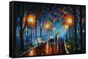 Misty Mood-Leonid Afremov-Framed Stretched Canvas