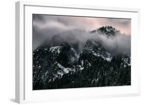 Misty Moody Yosemite Valley, Yosemite National Park, California-Vincent James-Framed Photographic Print