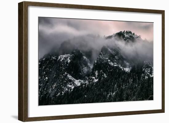 Misty Moody Yosemite Valley, Yosemite National Park, California-Vincent James-Framed Photographic Print