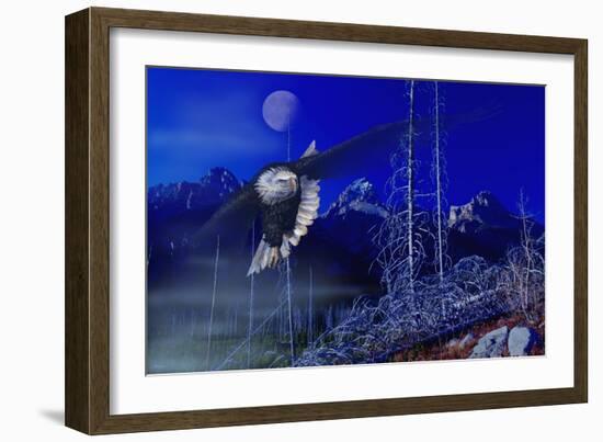 Misty Moonlight-Gordon Semmens-Framed Giclee Print