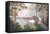 Misty Morning - Belgrave-John Bradley-Framed Stretched Canvas