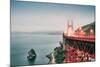 Misty Morning Crossing the Golden Gate Bridge, San Francisco, California-Vincent James-Mounted Photographic Print