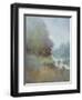 Misty Morning Fog-Jan Zhang-Framed Art Print