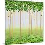 Misty Morning Forest-Herb Dickinson-Mounted Photographic Print