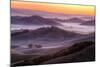 Misty Morning Hills, Petaluma California-Vincent James-Mounted Photographic Print