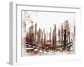 Misty morning in Venice-Dorothy Berry-Lound-Framed Giclee Print