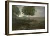 Misty Morning, Montclair, 1893-George Snr. Inness-Framed Giclee Print