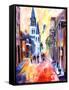 Misty Morning On Chartres Street-Diane Millsap-Framed Stretched Canvas