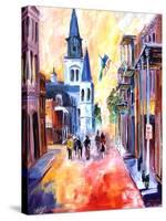 Misty Morning On Chartres Street-Diane Millsap-Stretched Canvas