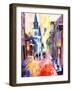 Misty Morning On Chartres Street-Diane Millsap-Framed Art Print