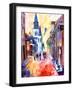 Misty Morning On Chartres Street-Diane Millsap-Framed Art Print