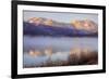 Misty Morning Reflections at June Lake-Vincent James-Framed Photographic Print