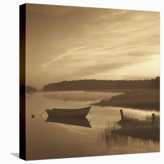 Misty Morning-Mike Sleeper-Stretched Canvas