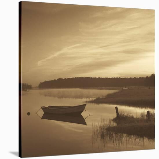 Misty Morning-Mike Sleeper-Stretched Canvas