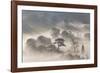 Misty Morning-Peter Adams-Framed Giclee Print