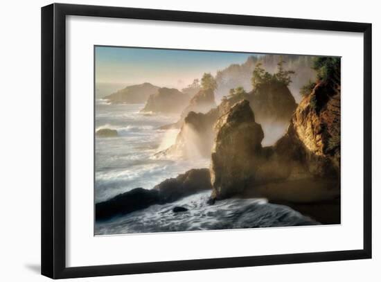 Misty Morning-Dennis Frates-Framed Giclee Print