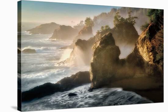 Misty Morning-Dennis Frates-Stretched Canvas