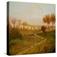 Misty Morning-Herb Dickinson-Stretched Canvas