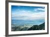 Misty Mountain Chains as Seen from Tian Mu Shan Peak, Zhejiang, China-Andreas Brandl-Framed Photographic Print
