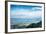 Misty Mountain Chains as Seen from Tian Mu Shan Peak, Zhejiang, China-Andreas Brandl-Framed Photographic Print