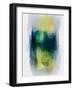 Misty Mountain Lake-Ishita Banerjee-Framed Art Print