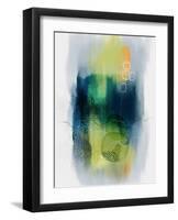 Misty Mountain Lake-Ishita Banerjee-Framed Art Print