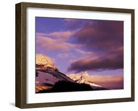 Misty Mountain Peaks at Sunrise, Yoho National Park, British Columbia, Canada-Adam Jones-Framed Premium Photographic Print